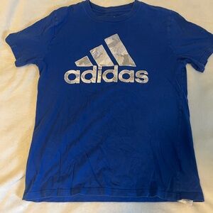Adidas Kids Royal Blue Tee with Logo